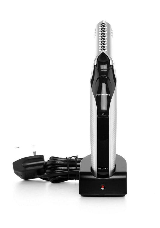 Panasonic I Shape Body Trimmer with a new technology and new shape for perfect trimming, Silver