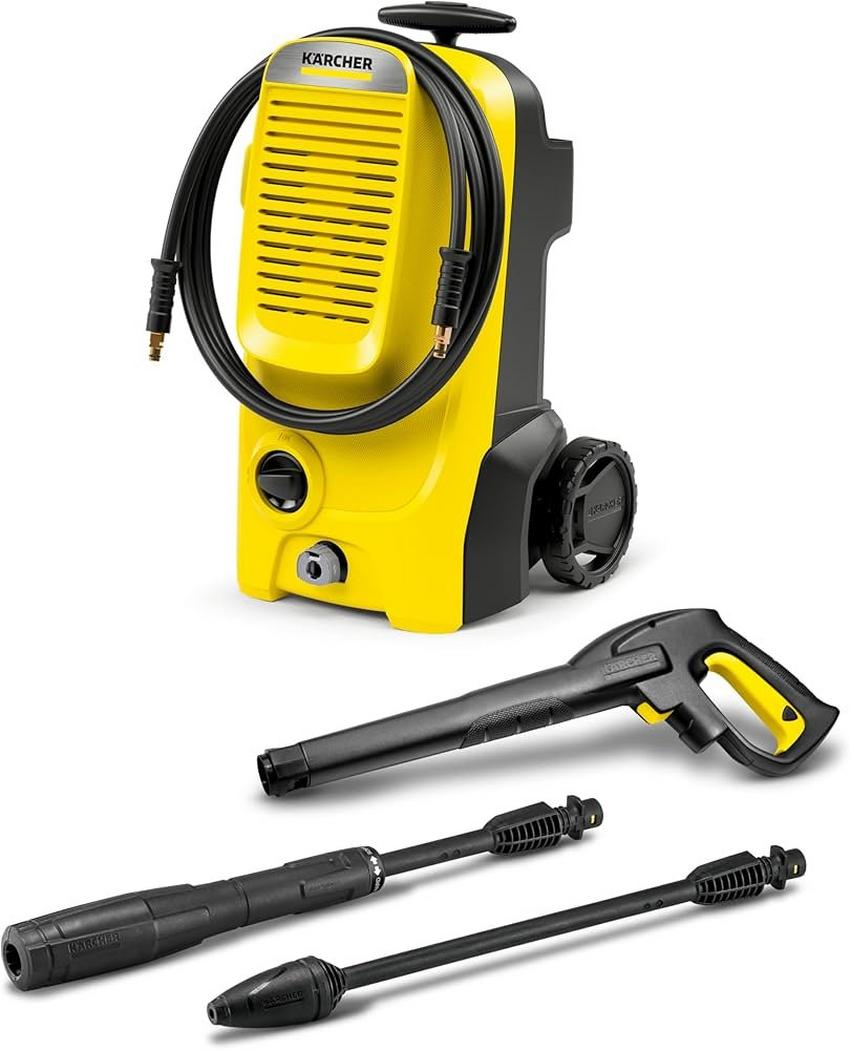 KARCHER, K5 Classic Pressure Washer, 145 Bar, Yellow