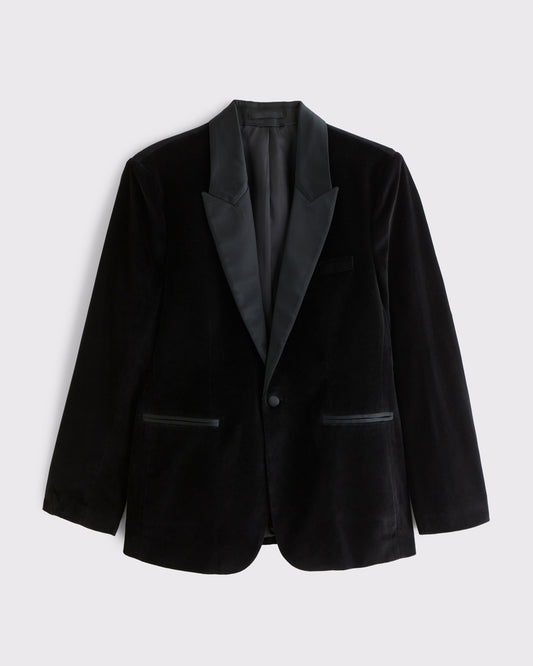 The A&F Collins Tailored Classic Velvet Blazer